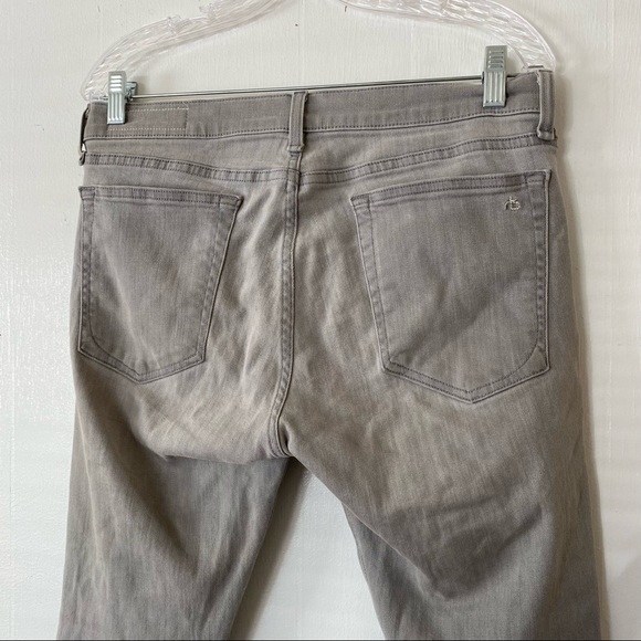 rag & bone The Dre Jeans in Aged Grey - Picture 7 of 9